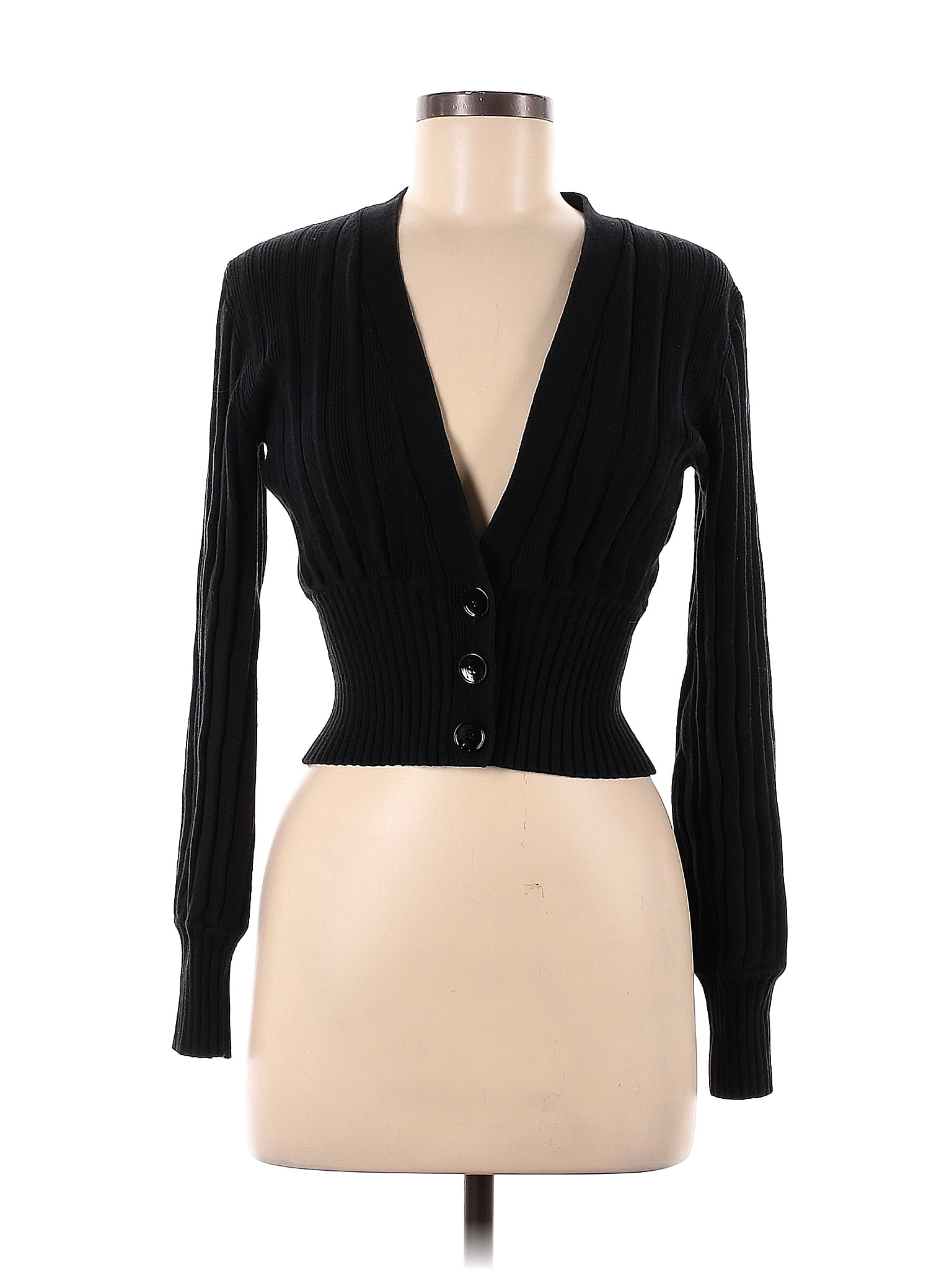 Wilfred Black Wool Cardigan Size M 79 off ThredUp