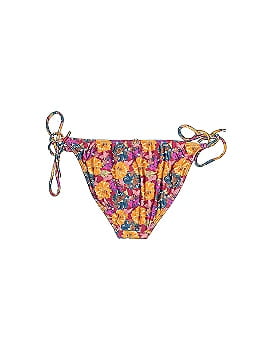 Out From Under Print Black Swimsuit Bottoms Size S