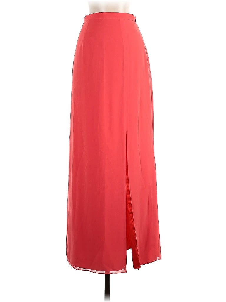 Gianni Bini 100% Polyester Solid Red Formal Skirt Size 0 - photo 1