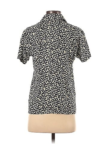 Solid & Striped Short Sleeve Blouse (view 2)