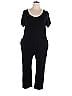Smash + Tess Solid Black Jumpsuit Size XXL - photo 1
