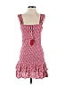 B.O.G Collective 100% Viscose Hearts Red Casual Dress Size S - photo 1