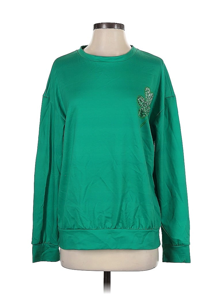 Pre-owned Made With Love Sweatshirt In Green