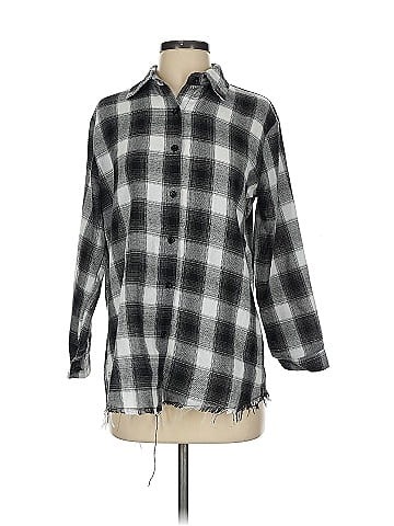 Romwe Long Sleeve Button-Down Shirt (view 1)