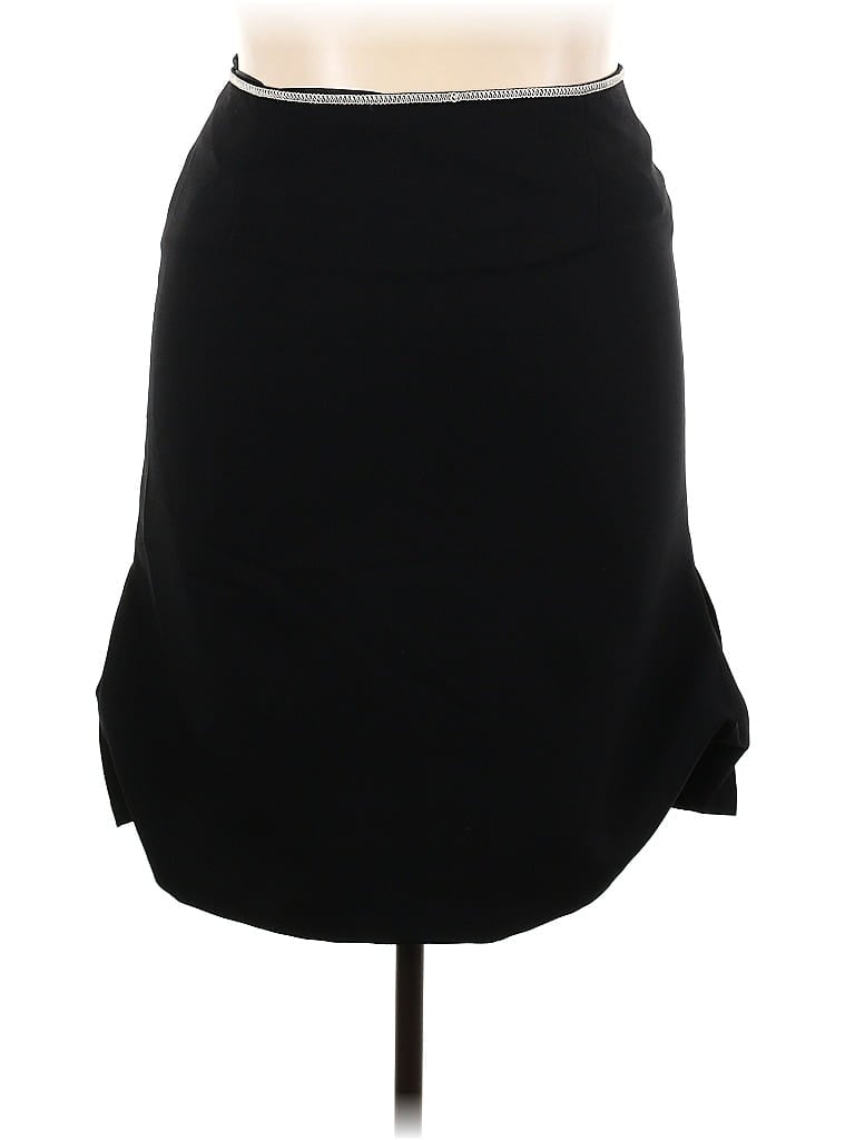 Judy's Group Inc 100% Polyester Solid Black Casual Skirt Size 16 - photo 1