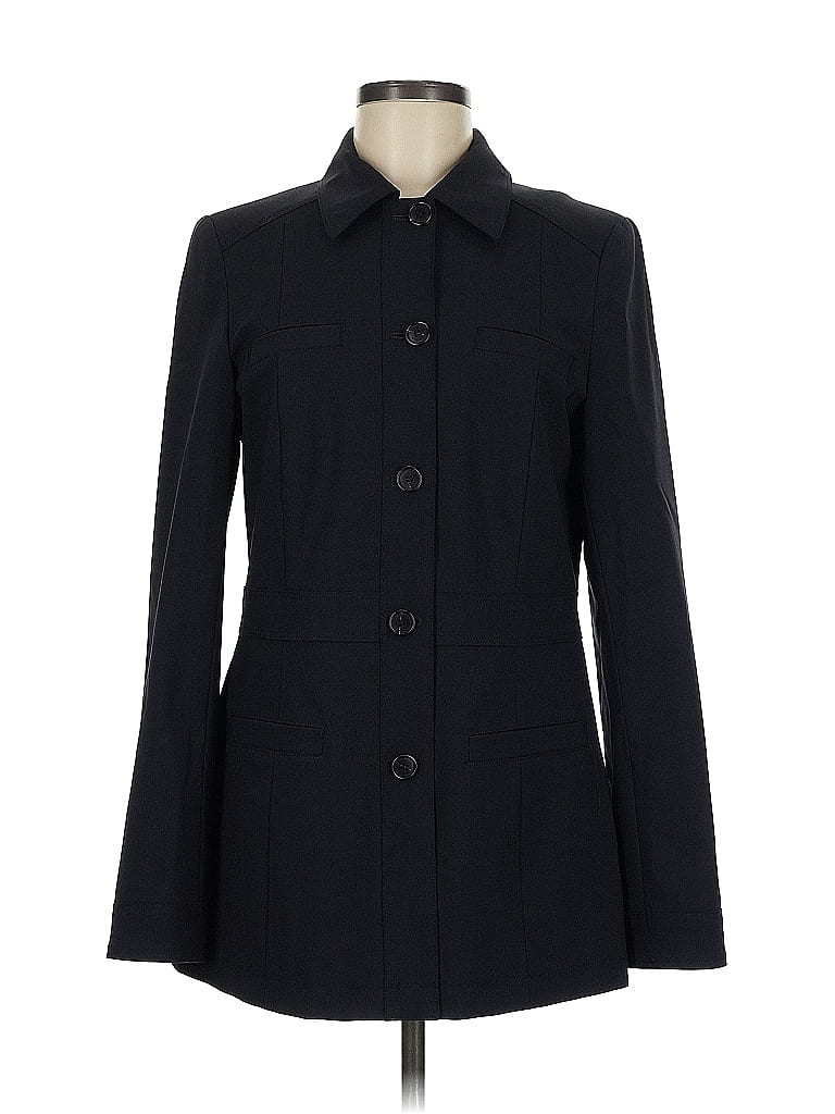 Worth New York Black Wool Coat Size 8 - photo 1