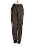 DWP Animal Print Brown Tan Casual Pants Size 26 waist - photo 1