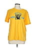 Zara 100% Baumwolle Yellow Short Sleeve T-Shirt Size L - photo 1