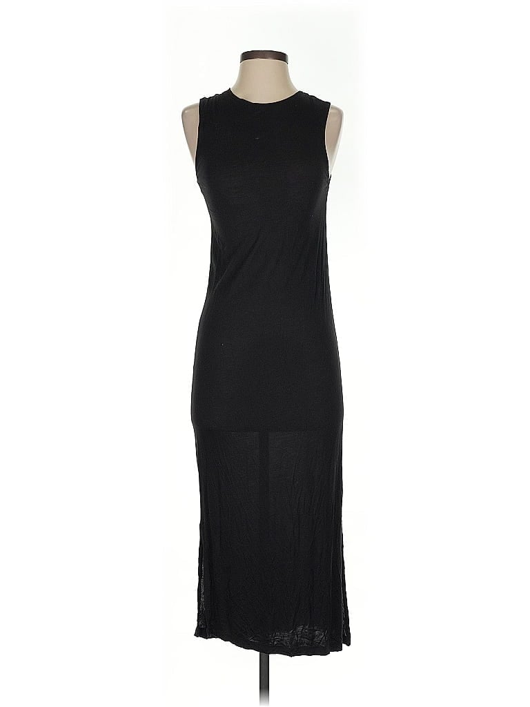 Pre-owned H&m Casual Dress In Black