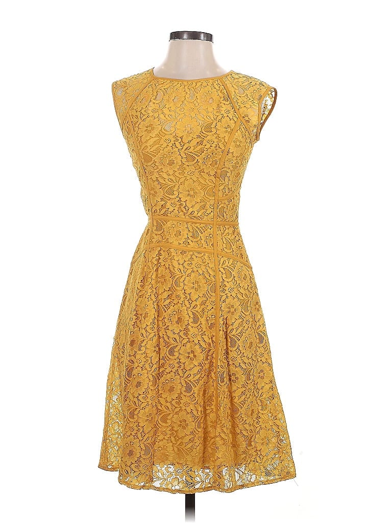 Click to view more detailed imagery on our partner's website Pre-owned Bcbgmaxazria Cocktail Dress In Orange