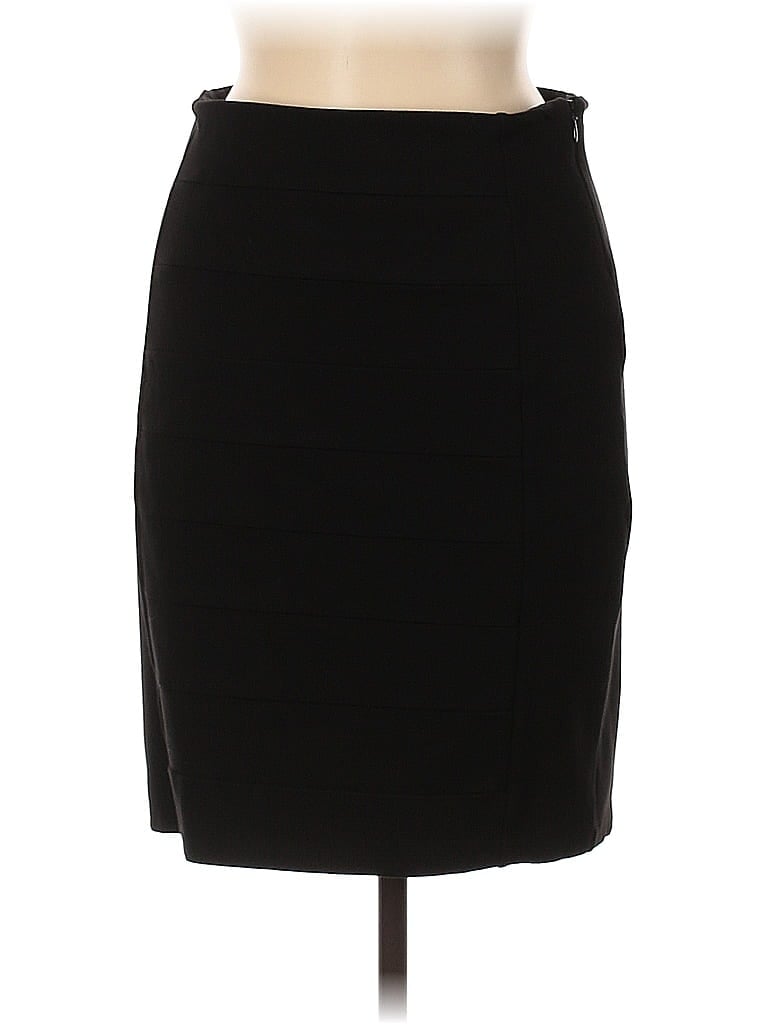 Pre-owned White House Black Market Formal Skirt In Black
