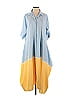 Tome 100% Polyester Blue Patchwork Tie Dye Dress Size 4 - photo 1