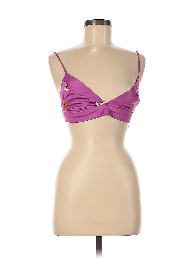 NASTY GAL INC. Pre-owned Sleeveless Top Purple Sweetheart Neckline Tops