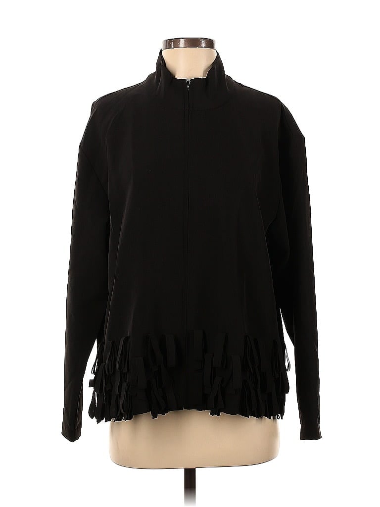 Pre-owned Truth + Style Fleece Jacket In Black