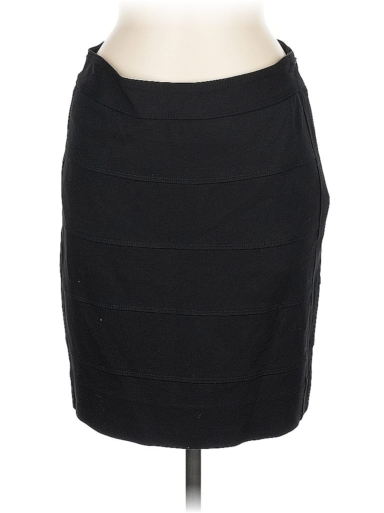 Pre-owned White House Black Market Formal Skirt In Black