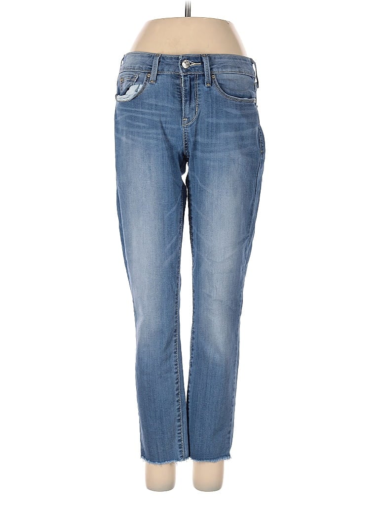Denizen from Levi's Hearts Blue Jeans Size 24 waist - photo 1
