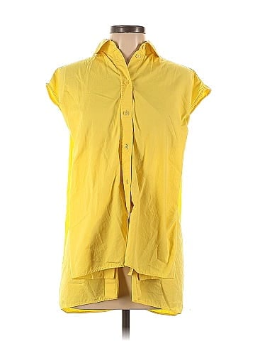 Nina Ricci Yellow Button Down Top (view 1)