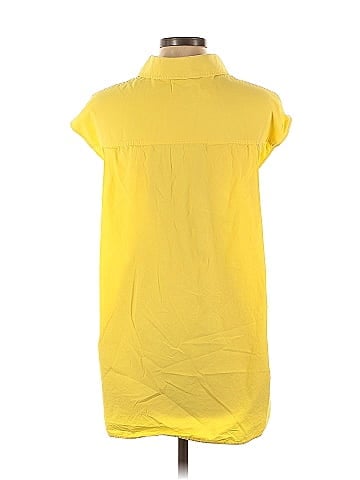 Nina Ricci Yellow Button Down Top (view 2)