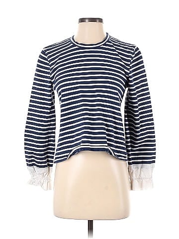 KINLY Striped Cuff Sweatshirt (view 1)