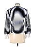 KINLY 100% Cotton Blue Striped Cuff Sweatshirt Size XS - photo 2