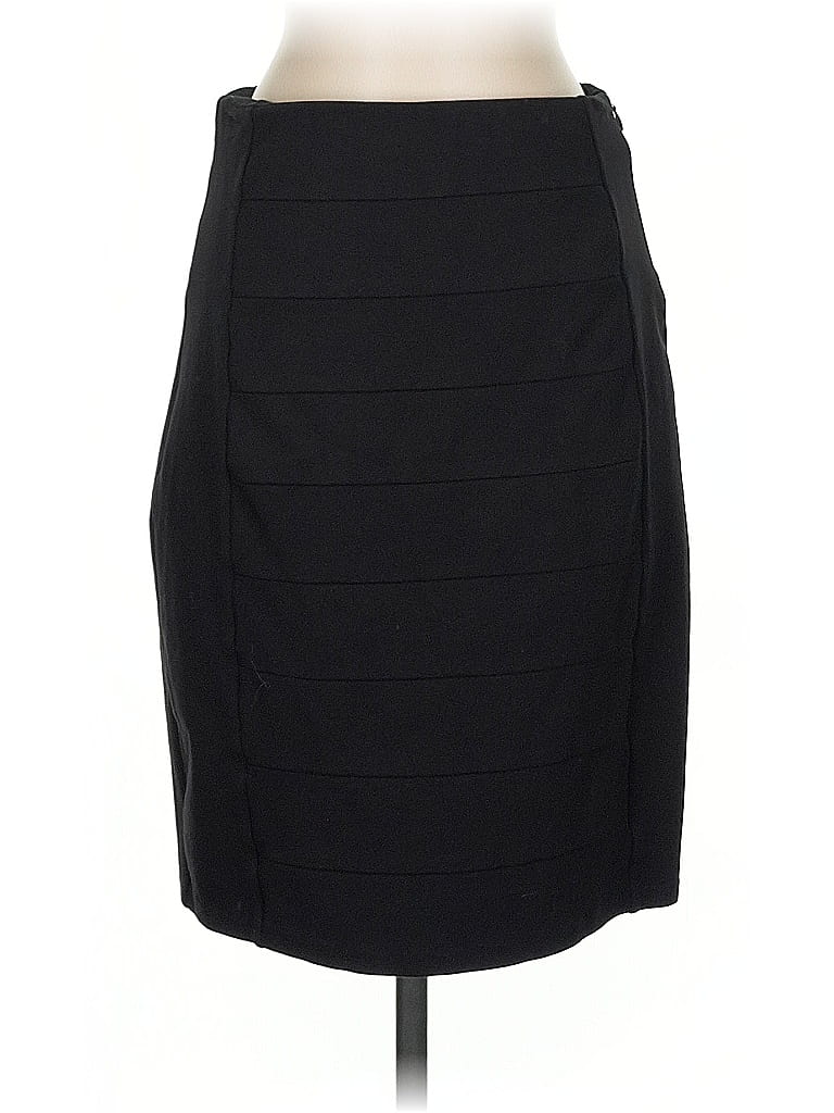 Pre-owned White House Black Market Formal Skirt In Black
