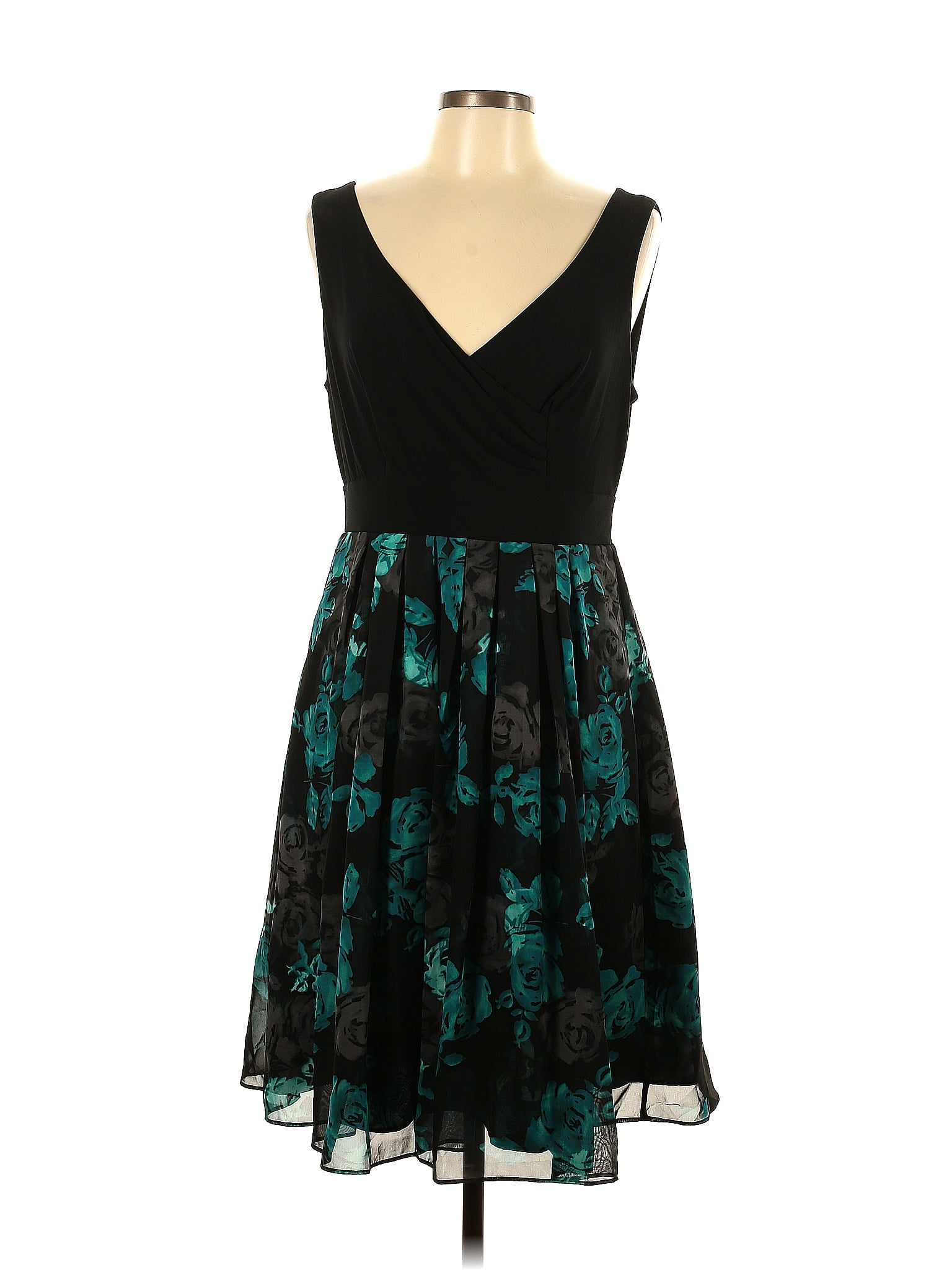 White House Black Market Teal Cocktail Dress Size 12 68 off ThredUp
