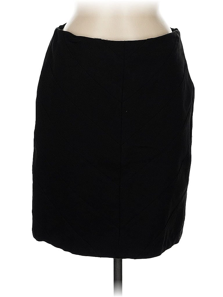 Pre-owned White House Black Market Formal Skirt In Black