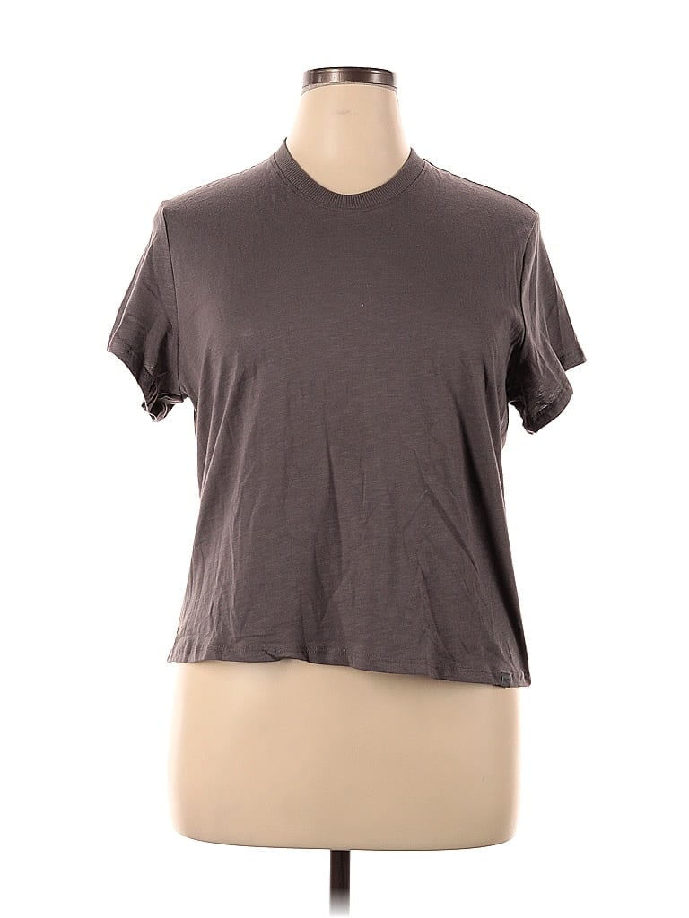 Pre-owned Set Short Sleeve T-shirt In Brown