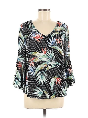 Sharagano 3/4 Sleeve Blouse (view 1)