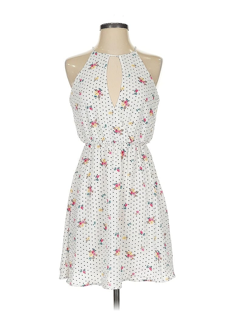 Pre-owned Lush Cocktail Dress In White