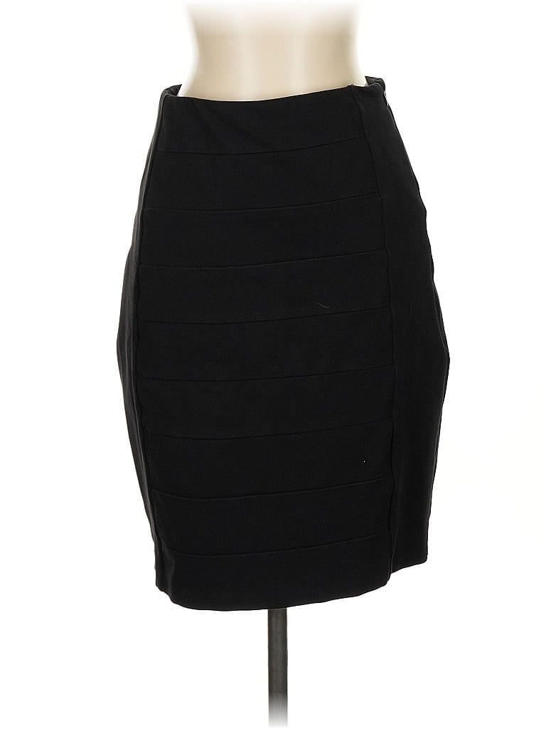 Pre-owned White House Black Market Formal Skirt In Black