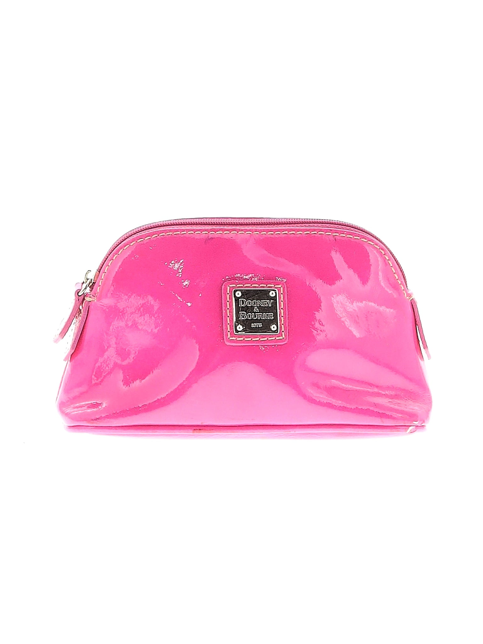 Dooney & Bourke 100 Leather Pink Makeup Bag One Size 75 off ThredUp