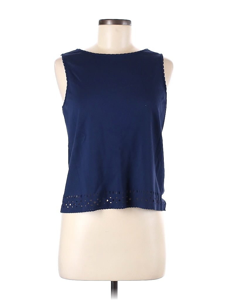 Pre-owned Max Studio Sleeveless T-shirt In Blue