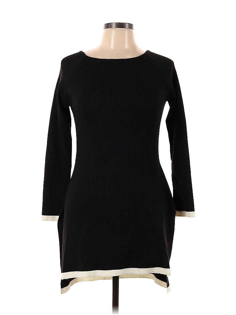 Pre-owned Le Lis Blanc Casual Dress In Black