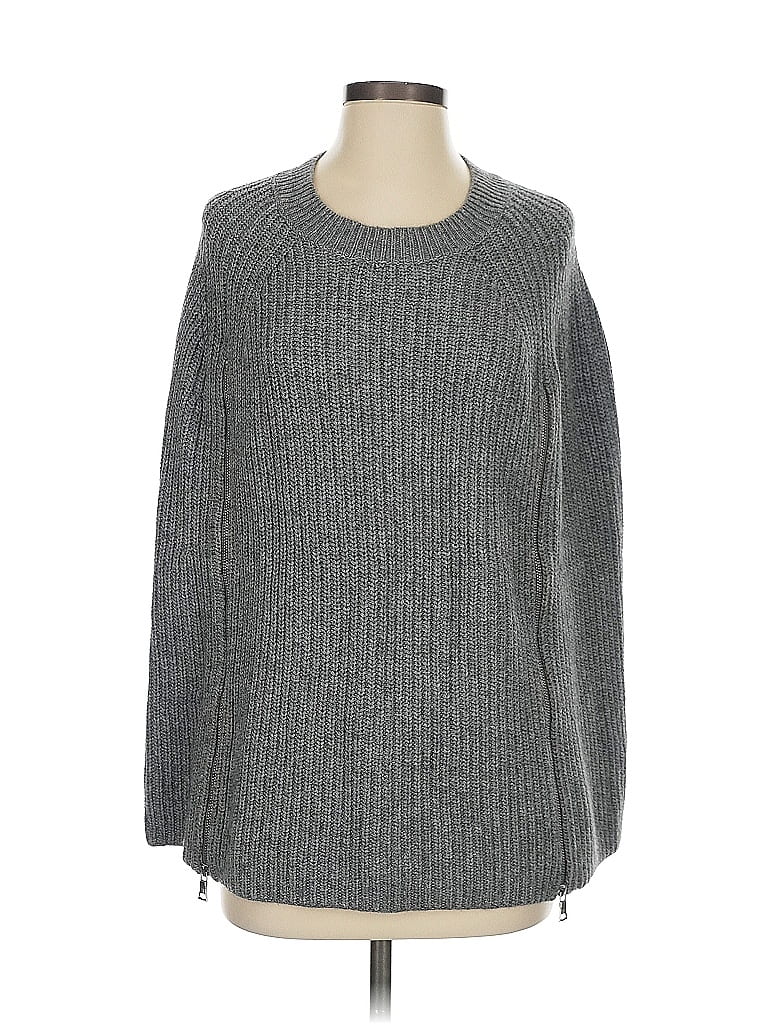 Pre-owned Bcbgmaxazria Pullover Sweater In Gray