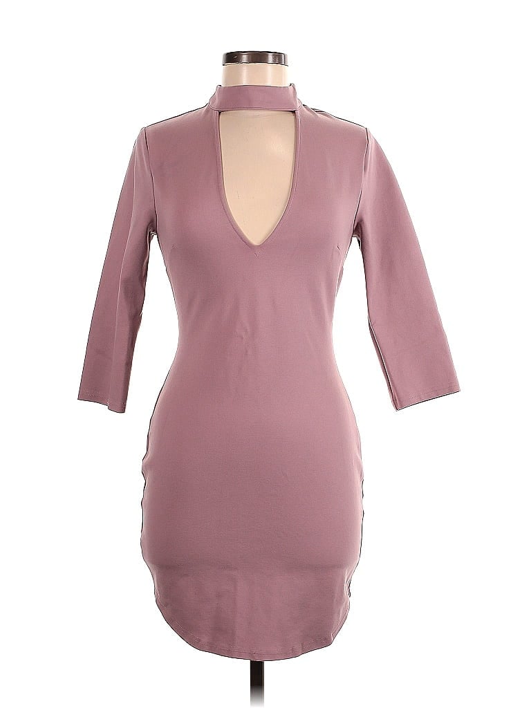 Pre-owned Tobi Cocktail Dress In Burgundy