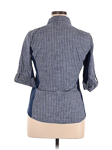 Ci Sono 3/4 Sleeve Button-Down Shirt (view 2)