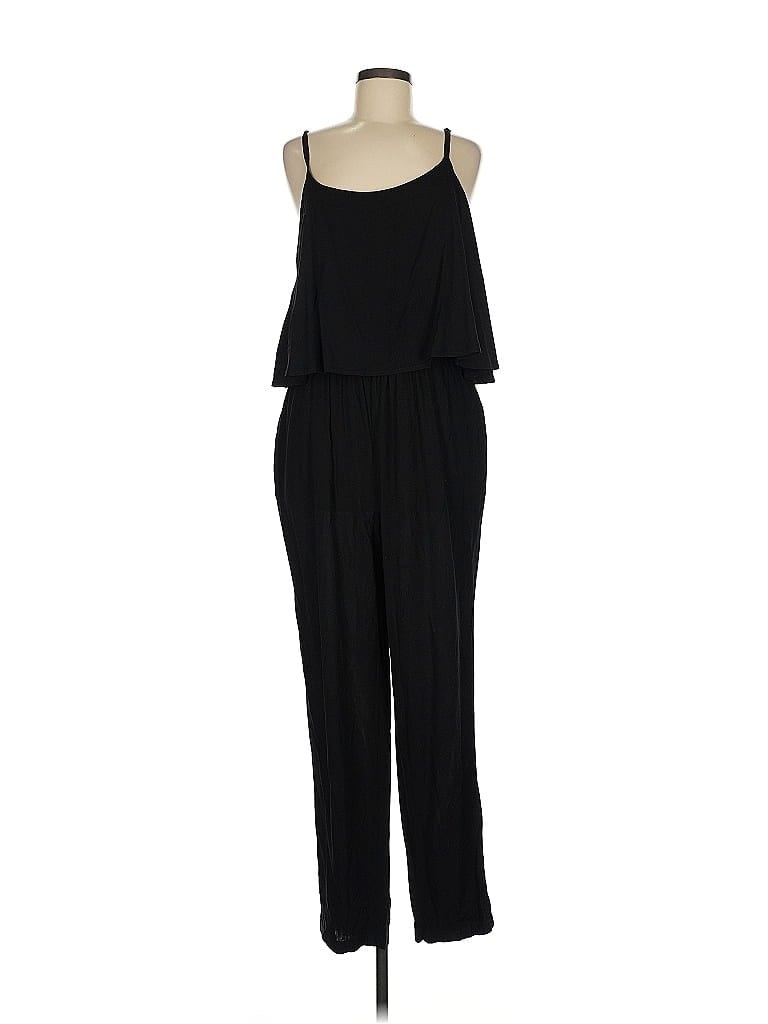 Castro Solid Black Jumpsuit Size M - photo 1