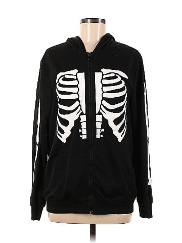 Romwe Zip Up Hoodie (view 1)