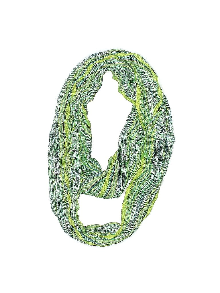 Pre-owned Collection 18 Scarf In Green