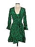 Tanya Taylor 100% Silk Animal Print Green Cocktail Dress Size 6 - photo 1