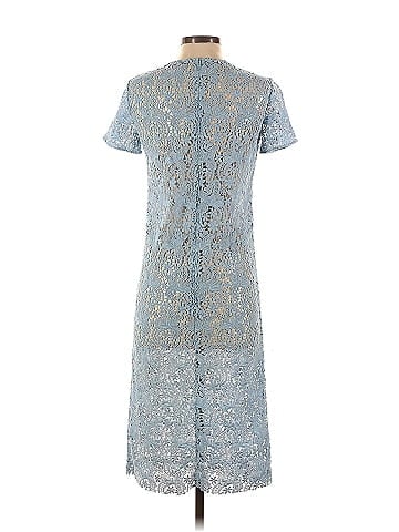 Nina Ricci Ice Blue Guipure Lace Dress (view 2)