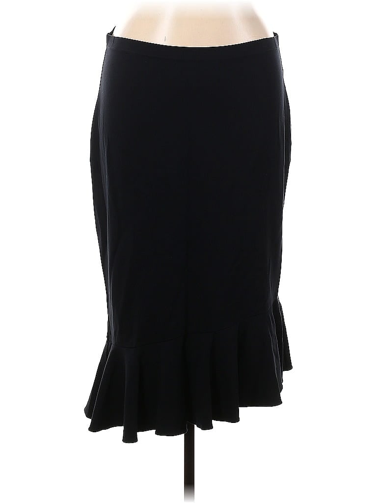 Lepore Solid Black Formal Skirt Size 14 76 off ThredUp