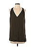Haute Hippie 100% Silk Brown Sleeveless Silk Top Size S - photo 1