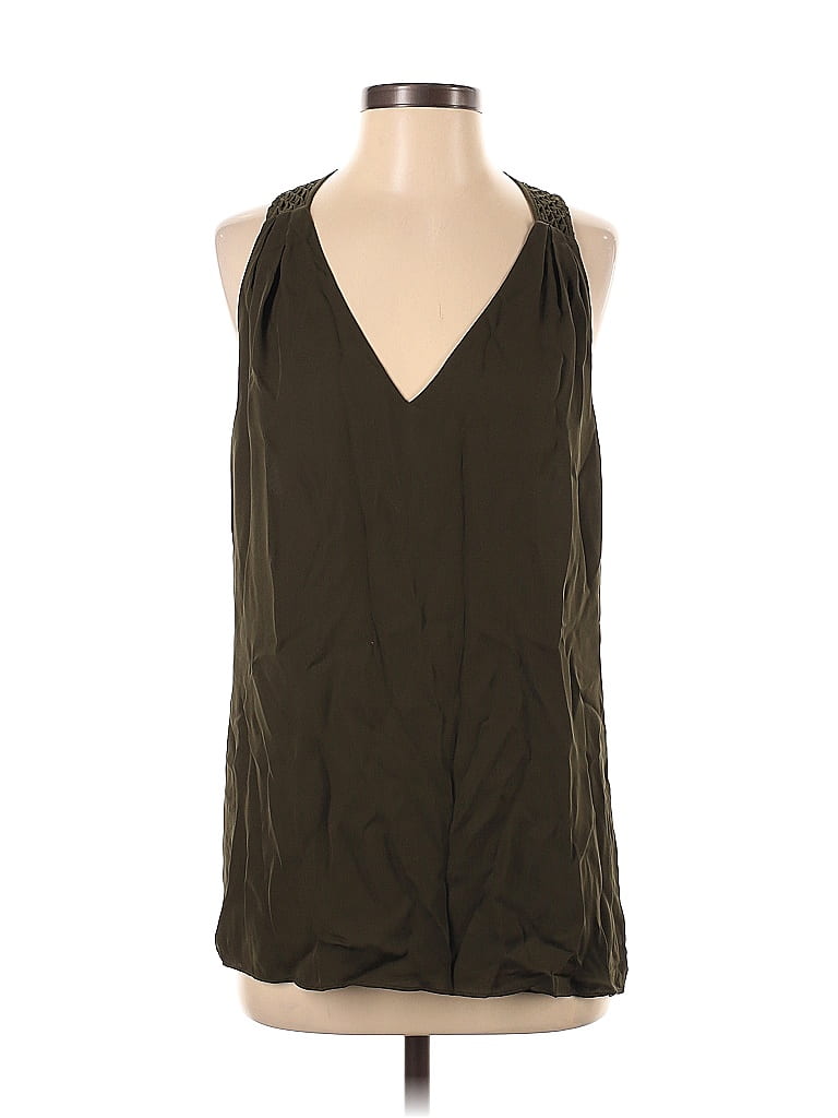 Haute Hippie 100% Silk Brown Sleeveless Silk Top Size S - photo 1