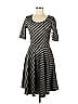 Lularoe Chevron-herringbone Gray Casual Dress Size M - photo 1