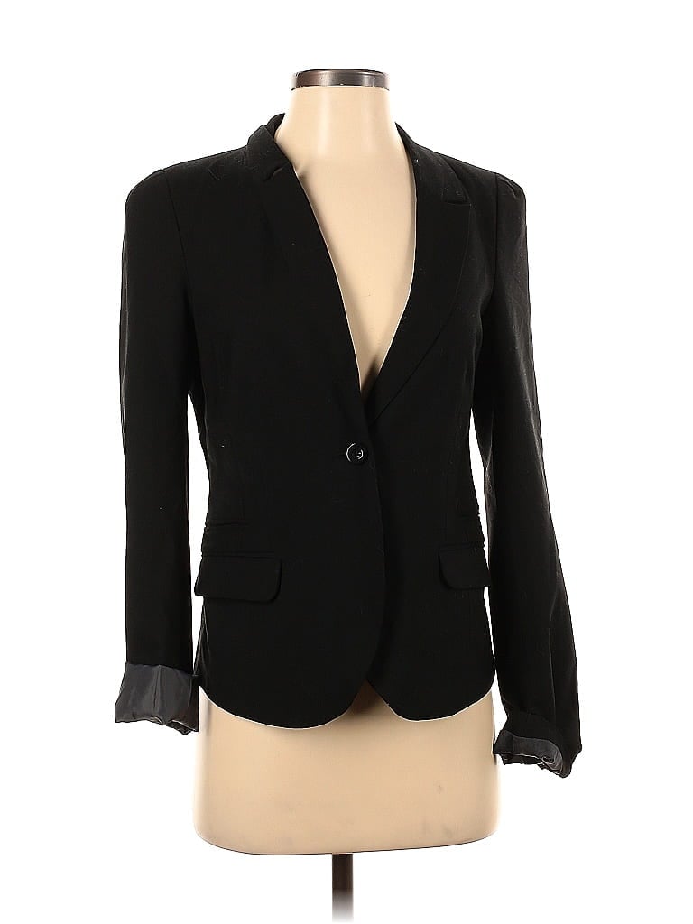 Pre-owned Review Blazer Jacket In Black