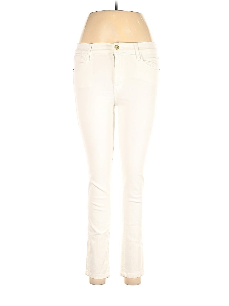 Pre-owned Frame Jeans In White
