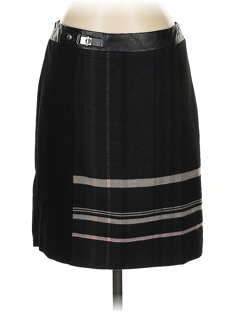 Pre-owned White House Black Market Formal Skirt In Black