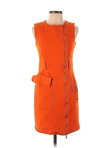 Toccin Orange Utility Dress (view 1)